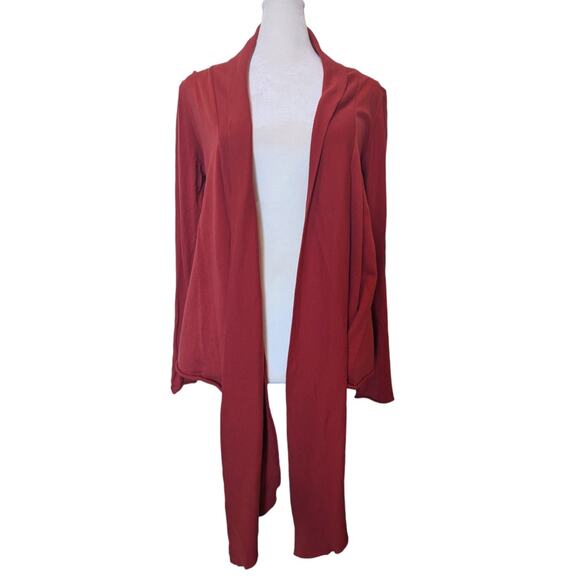 Anthropologie benandlucia Red Open Front Cardigan Small - Picture 1 of 5